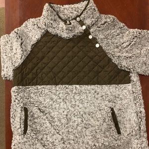 Fuzzy pullover sweater